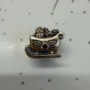 Pandora Silver Sleigh Charm Retired